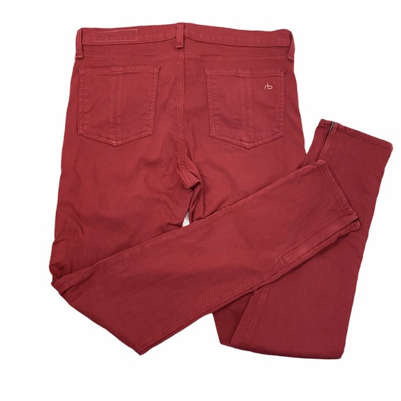 Rag & Bone Skinny Jean in Red Wash 29 - Picture 3 of 6